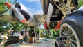 Airplane monument in the green and leafy area of Ã¢â¬â¹Ã¢â¬â¹Achievement Park in Surabaya 2
